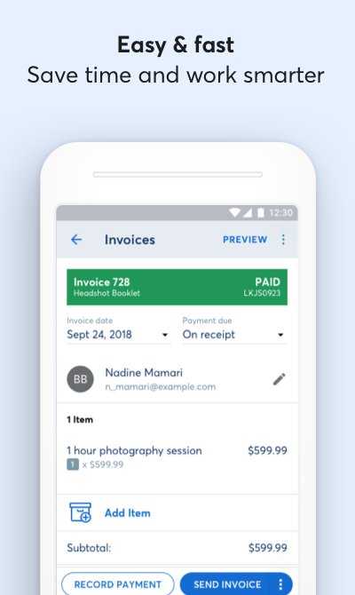 mobile invoicing app stats